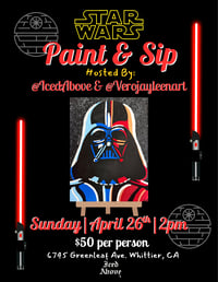 Paint & Sip: Darth Vader 