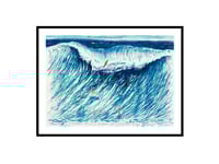 Image 1 of Raymond Pettibon - From Life To Draw, Giclee Print, California Surfer Poster