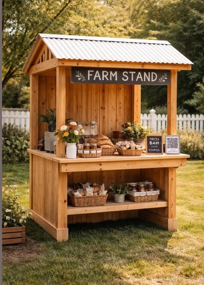 Image of Your Own Homestead Stand🥚🌷💐🍊🍞🥧
