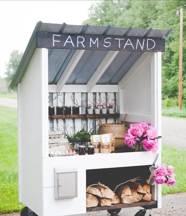 Image of Your Own Homestead Stand🥚🌷💐🍊🍞🥧