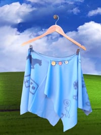 Image 1 of Asymmetrical Button Skirt