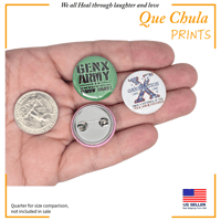 Image 2 of Generation X 1inch pin set