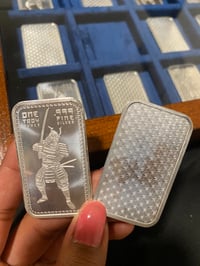 1 oz Silver Samurai Bar – .999 Fine Silver | Limited Art Bullion