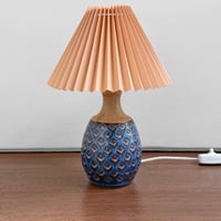 Image 1 of Søholm Blue Stoneware Table Lamp