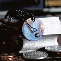 Image 2 of Labradorite Worry Stone EDC Anti-anxiety/Fidget Keychain