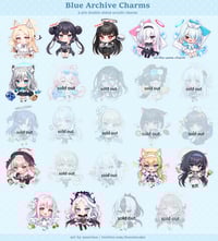 Image 1 of Blue Archive Charms