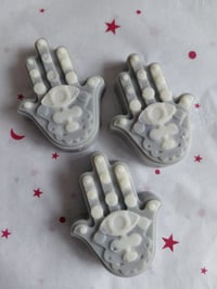 Grey Sweat Pants - Hamsa Hand