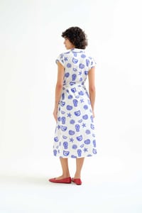 Image 2 of Vestido midi estampado lobster