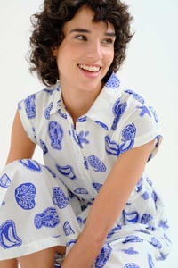 Image 4 of Vestido midi estampado lobster