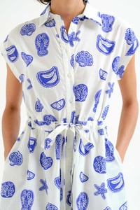 Image 3 of Vestido midi estampado lobster