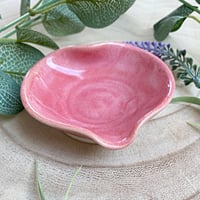 Image 2 of Heart Shaped Ceramic Trinket Dish, Pink