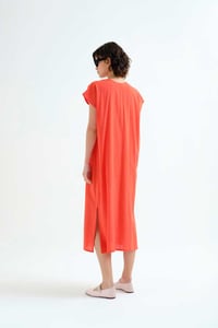 Image 4 of Kaftán largo naranja