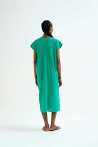 Image 4 of  Kaftán largo verde