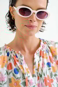 Image 3 of Vestido  largo playero con estampado Lily Big