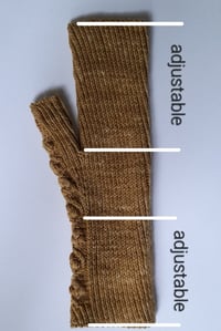 Image 1 of Tattoo fingerless mittens 