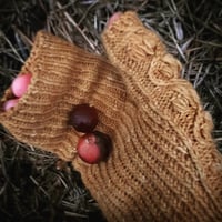 Image 2 of Tattoo fingerless mittens 