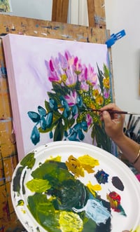 Image 4 of Townsville NEW 2 Day Master Course- Painting Workshop / Masterclass - Still Life Abstract  Floral