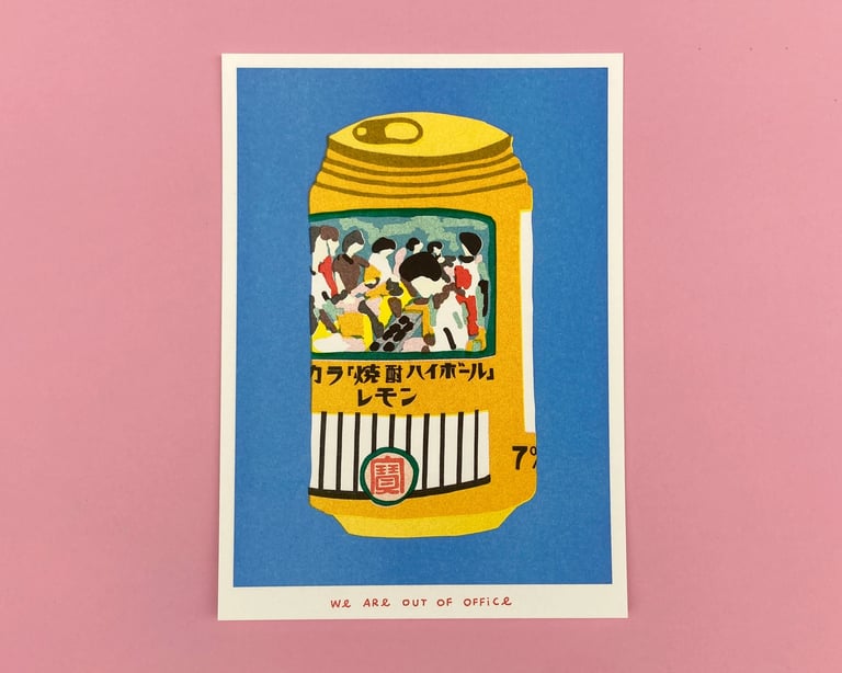 PETITE AFFICHE RISO - BOISSONS (PLUSIEURS MODÈLES) Image 5