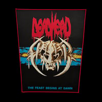 Image 1 of DEADHEAD - THE FEAST BEGINS AT DAWN OFFICIAL BACKPATCH