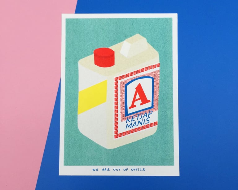 PETITE AFFICHE RISO - ÉPICERIE (PLUSIEURS MODÈLES) Image 6