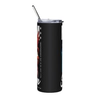Image 3 of Freedom Eagle Stainless Steel Tumbler — 20oz Patriotic America Travel Cup