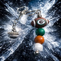 PERSONALIZED FOOTBALL KEYCHAINS