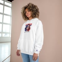 Image 2 of American Babe Hoodie — Patriotic Vintage Woman Graphic Hoodie