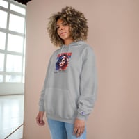 Image 3 of American Babe Hoodie — Patriotic Vintage Woman Graphic Hoodie