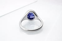 Image 2 of Tanzanite Cabochon Silver Ring