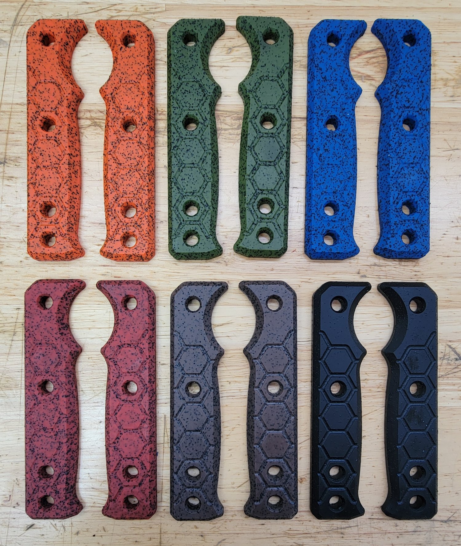 Grip-Tec™ GripX Scales for Lineman Skinner (knife not included)