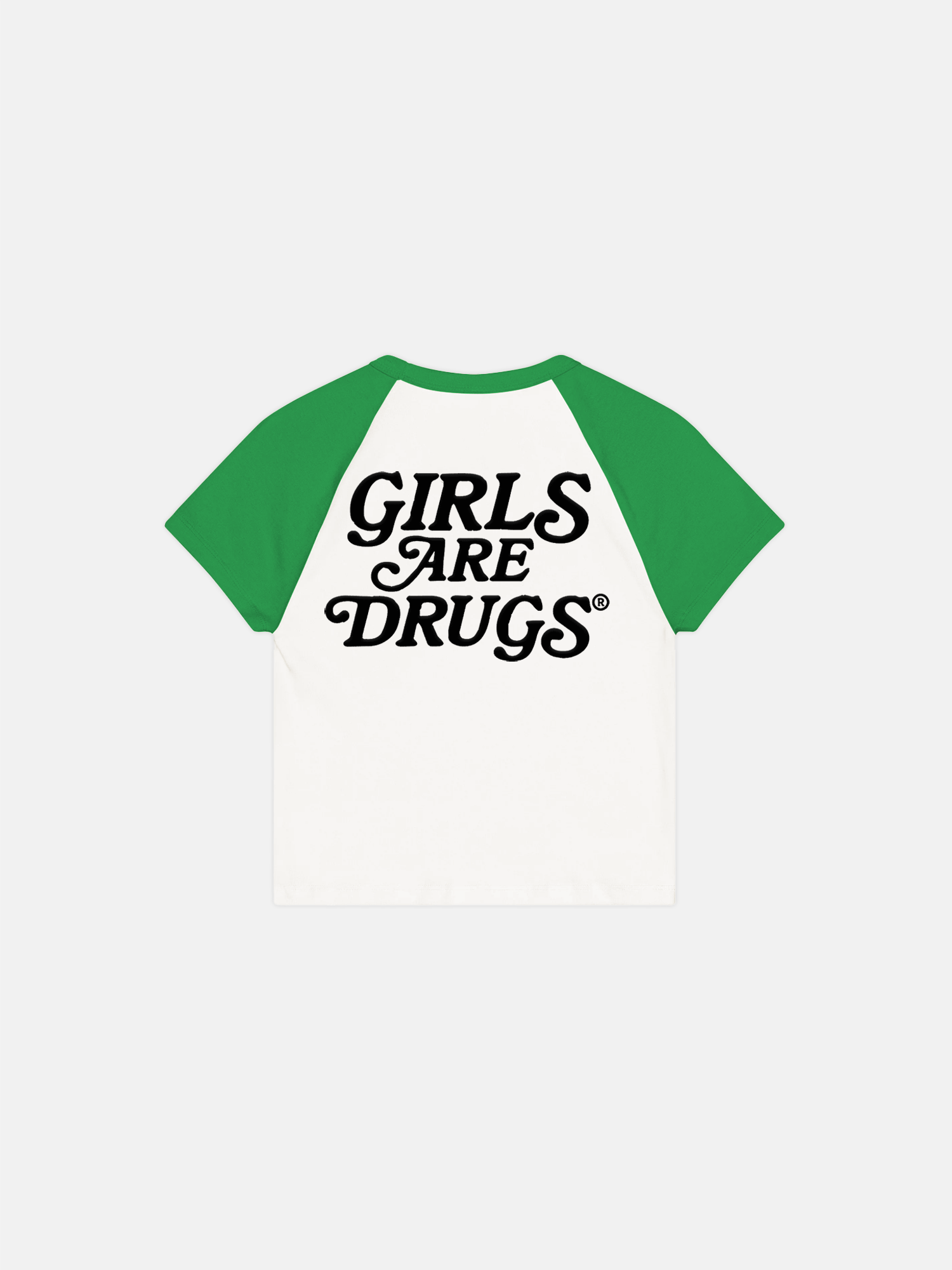 Image of HOUSTON GIRLS DO IT BETTER® WOMEN'S RAGLAN TEE - WHITE / KELLY GREEN / BLACK