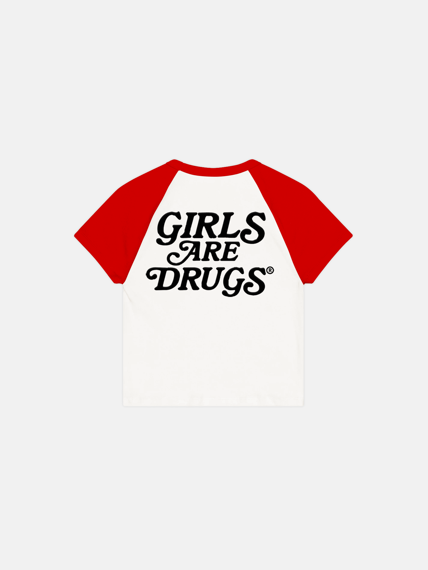 Image of HOUSTON GIRLS DO IT BETTER® WOMEN'S RAGLAN TEE - WHITE / RED / BLACK