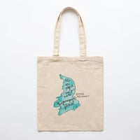 Image 1 of TOTE BAG Small - Φραγκοσυριανή (Map Design) | Original Artwork