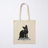 Image 1 of TOTE BAG Small - Meawpolis (Syros Cats) | Original Artwork