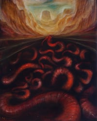 Image 2 of Orm Infestor - original oil painting from "Sorcery: Contested Realm"