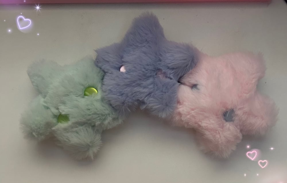 Image of star keychains/beanie pals✨