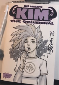 Image of Kim Lollypop 1/1 Original Sketch Cover