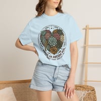 Image 10 of Succulent Heart T-Shirt — "You’re an Awesome Mom, Keep That Shit Up"