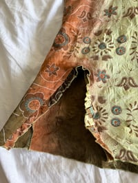 Image 4 of Vintage Y2K Cache Cache floral graphic cami with ruffled side split 