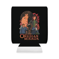 Image 2 of Can Cooler Sleeve - Ensemble Retro Horror Film Street Art - The Obsidian Mirror