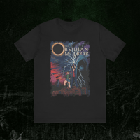 Image 2 of Unisex Graphic Tee — HEROES Retro Horror Film Vintage Street Art Print - The Obsidian Mirror