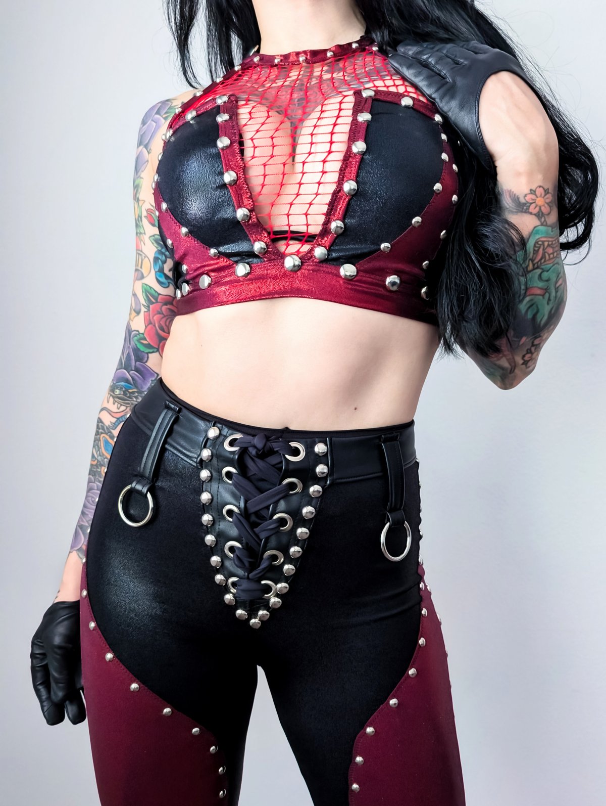 Blood Lust Plunging Halter Top