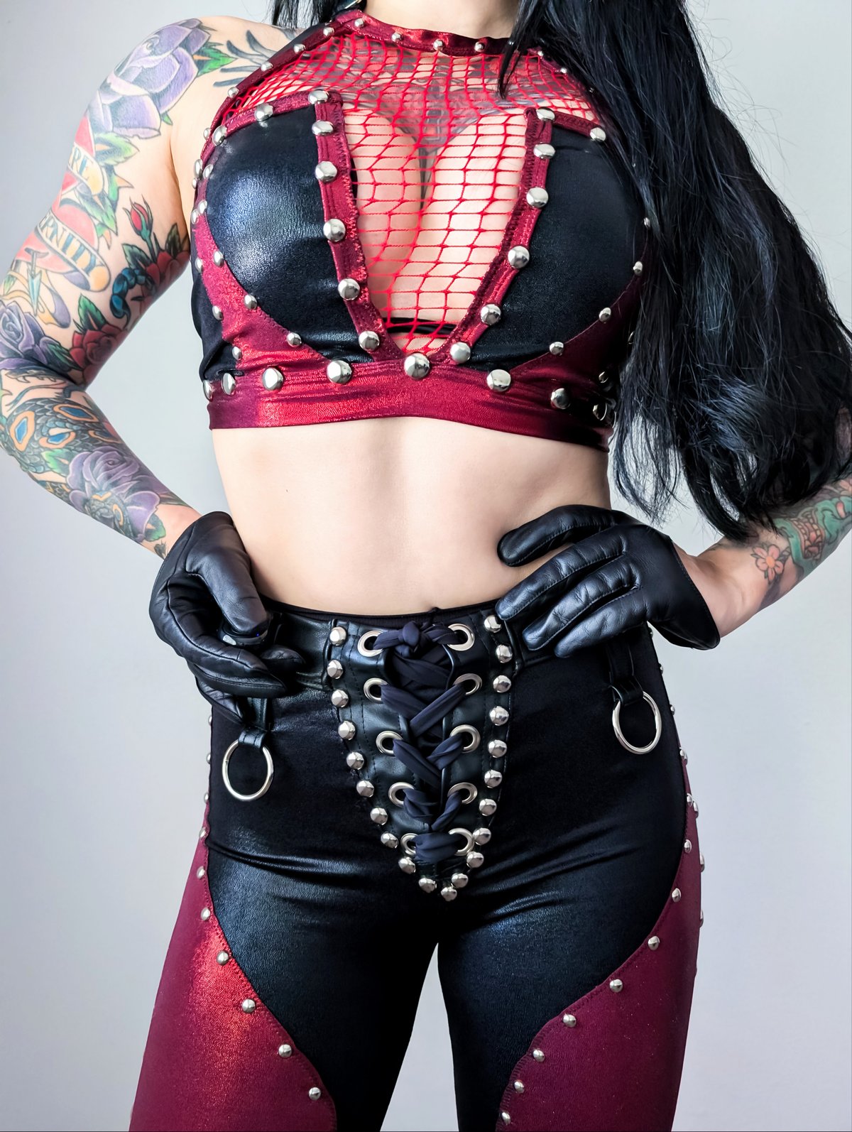 Blood Lust Plunging Halter Top