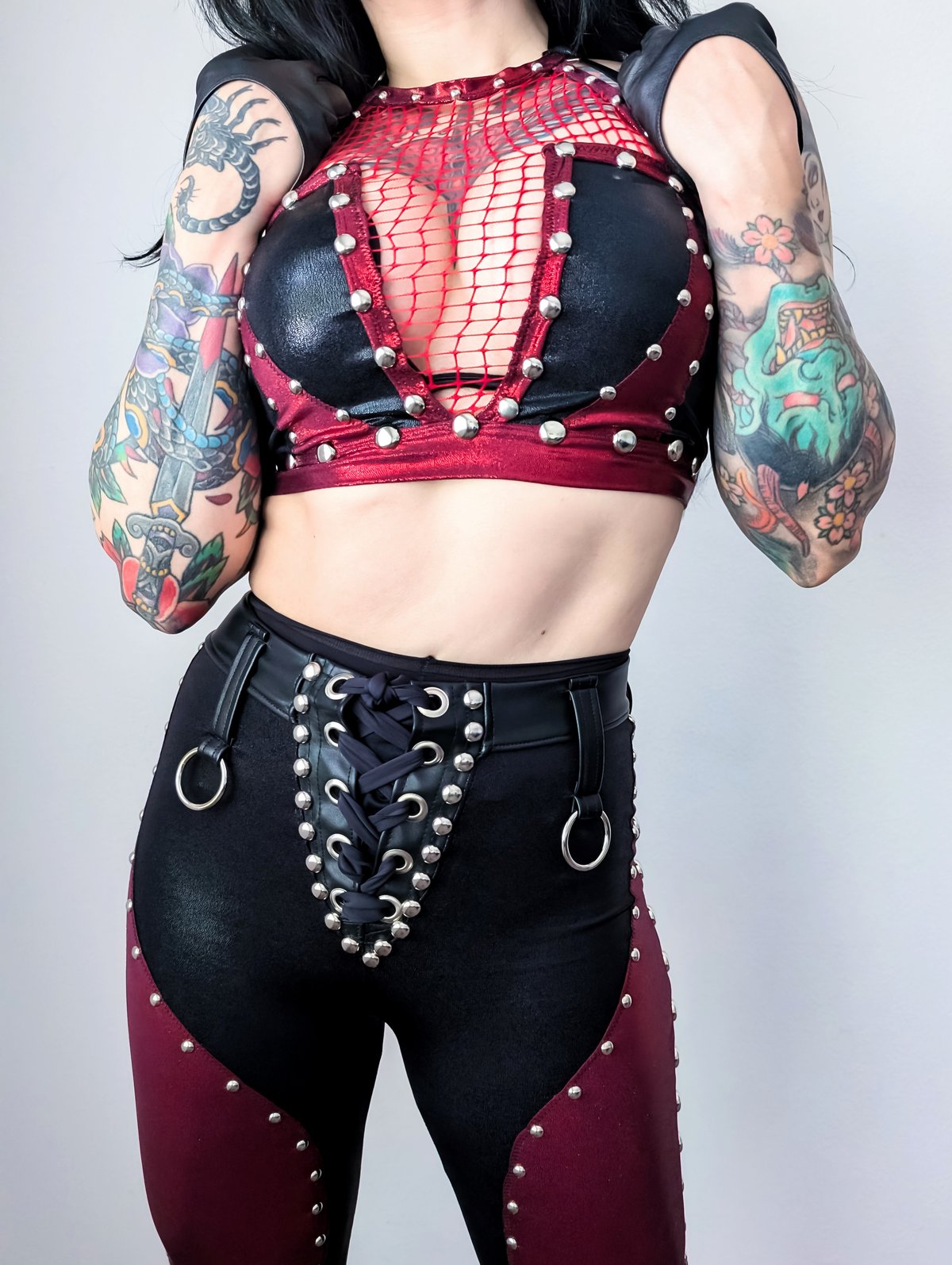 Blood Lust Plunging Halter Top