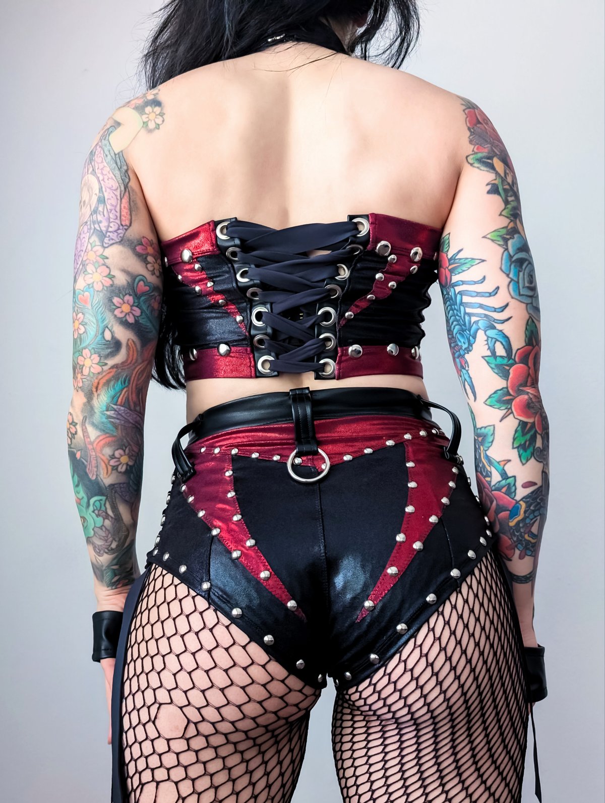 Blood Lust Laceup Hip Shorts