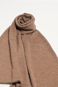 Image 3 of baby alpaca extra fine scarf - dusty pink