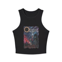 Image 2 of Ribbed Racer Tank Top - HEROES Vintage Fantasy Street Art - The Obsidian Mirror