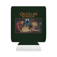 Image 2 of Can Cooler Sleeve – MYSTERY BOOK Vintage Adventure Street Art - The Obsidian Mirror