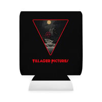 Image 2 of Can Cooler — 'Villager Pictures' Moonlit Mill Horror Design