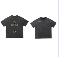 Snow Washed Heavyweight Oversized T-Shirt